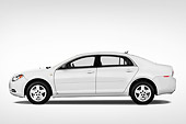 AUT 43 IZ0176 01
2011 Chevrolet Malibu White Profile View Studio
