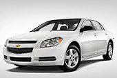 AUT 43 IZ0180 01
2011 Chevrolet Malibu White 3/4 Front View Studio