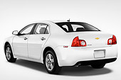 AUT 43 IZ0181 01
2011 Chevrolet Malibu White 3/4 Rear View Studio