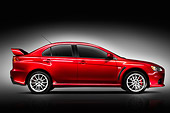 AUT 43 IZ0190 01
2008 Mitsubishi Lancer Evolution Red Profile View Studio