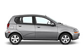AUT 43 IZ0242 01
2008 Chevrolet Aveo5 LS Gray Profile View Studio