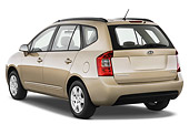 AUT 43 IZ0250 01
2009 Kia Rondo LX Champagne 3/4 Rear View Studio
