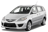 AUT 43 IZ0253 01
2010 Mazda Mazda5 Silver 3/4 Front View Studio