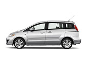 AUT 43 IZ0257 01
2010 Mazda Mazda5 Silver Profile View Studio