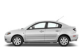 AUT 43 IZ0261 01
2009 Mazda Mazda3 Silver Profile View Studio