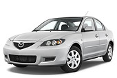 AUT 43 IZ0266 01
2009 Mazda Mazda3 Silver 3/4 Front View Studio