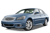 AUT 43 IZ0280 01
2010 Infiniti M35 Blue 3/4 Front View Studio