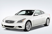AUT 43 IZ0281 01
2009 Infiniti G37 Sport 6MT White 3/4 Front View Studio