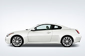 AUT 43 IZ0286 01
2009 Infiniti G37 Sport 6MT White Profile View Studio