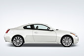 AUT 43 IZ0287 01
2009 Infiniti G37 Sport 6MT White Profile View Studio