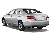 AUT 43 IZ0297 01
2009 Toyota Camry XLE Silver 3/4 Rear View Studio
