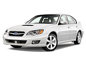 AUT 43 IZ0303 01
2009 Subaru Legacy White 3/4 Front View Studio