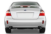 AUT 43 IZ0305 01
2009 Subaru Legacy White  Rear View Studio