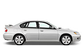AUT 43 IZ0307 01
2009 Subaru Legacy White  Profile View Studio