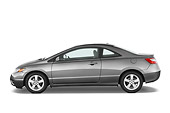 AUT 43 IZ0493 01
2008 Honda Civic Coupe EX-L Gray Profile View Studio