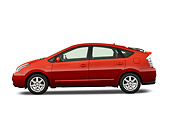AUT 43 IZ0496 01
2009 Toyota Prius Touring Red Profile View Studio