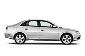 AUT 43 IZ0498 01
2008 Audi A4 Sedan Silver Profile View Studio
