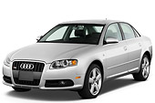 AUT 43 IZ0499 01
2008 Audi A4 Sedan Silver 3/4 Front View Studio