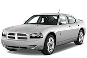 AUT 43 IZ0515 01
2010 Dodge Charger DUB Edition Silver 3/4 Front View Studio