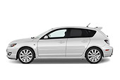 AUT 43 IZ0520 01
2009 Mazdaspeed3 White Profile View Studio