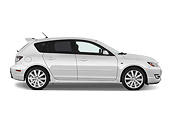AUT 43 IZ0521 01
2009 Mazdaspeed3 White Profile View Studio