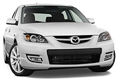 AUT 43 IZ0524 01
2009 Mazdaspeed3 White 3/4 Front View Studio