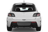 AUT 43 IZ0526 01
2009 Mazdaspeed3 White Rear View Studio