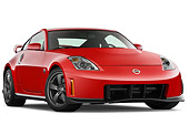 AUT 43 IZ0548 01
2008 Nissan 350Z Nismo Red 3/4 Front View Studio