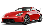 AUT 43 IZ0549 01
2008 Nissan 350Z Nismo Red 3/4 Front View Studio