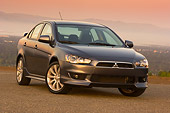 AUT 43 RK0002 01
2008 Mitsubishi Lancer Evolution Gray 3/4 Front  View On Pavement