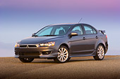 AUT 43 RK0003 01
2008 Mitsubishi Lancer Evolution Gray 3/4 Front  View On Pavement