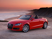 AUT 43 RK0030 01
2008 Audi TT Convertible Red 3/4 Side View On Sand