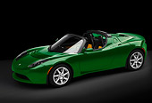 AUT 43 RK0040 01
2008 Tesla Roadster Electric Green 3/4 Front View Studio