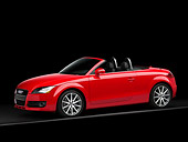 AUT 43 RK0051 01
2008 Audi TT Roadster Red 3/4 Side View Studio
