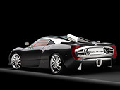 AUT 43 RK0071 01
2008 Spyker C12 Zagato Gray 3/4 Rear View Studio