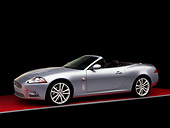 AUT 43 RK0098 01
2008 Jaguar XKR Convertible Silver 3/4 Front View Studio