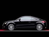 AUT 43 RK0124 01
2008 Audi TT Coupe 3.2 quattro S tronic Black Profile View Studio