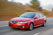 AUT 43 RK0143 01
2008 Acura TL Type-S HPT Red 3/4 Front View Driving
