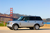 AUT 43 RK0161 01
2008 Land Rover Range Rover Silver 3/4 Front View By Golden Gate Bridge