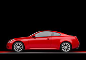 AUT 43 RK0198 01
2008 Infiniti G37 Sport 6MT Red Profile View Studio