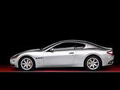 AUT 43 RK0213 02
2008 Maserati GranTurismo Silver Profile View Studio