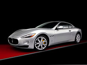 AUT 43 RK0215 01
2008 Maserati GranTurismo Silver 3/4 Front View Studio