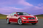 AUT 43 RK0220 01
2008 Infiniti G37 Sport 6MT Red 3/4 Front View On Pavement By Trees