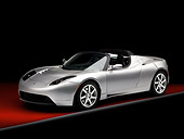 AUT 43 RK0223 01
2008 Tesla Roadster Silver 3/4 Front View Studio