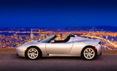AUT 43 RK0232 01
2008 Tesla Roadster Silver Profile View On Pavement
