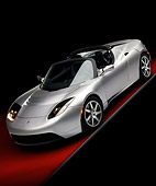 AUT 43 RK0238 01
2008 Tesla Roadster Silver 3/4 Front View Studio