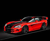 AUT 43 RK0241 01
2008 Dodge Viper SRT/10 ACR Red And Black 3/4 Front View Studio