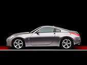 AUT 43 RK0261 01
2008 Nissan 350Z Touring Gray Profile View Studio