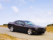 AUT 43 RK0296 01
2008 Dodge Challenger SRT8 Black 3/4 Front View Blue Sky