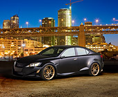AUT 43 RK0333 01
2008 Lexus Project IS F Black 3/4 Front View By City